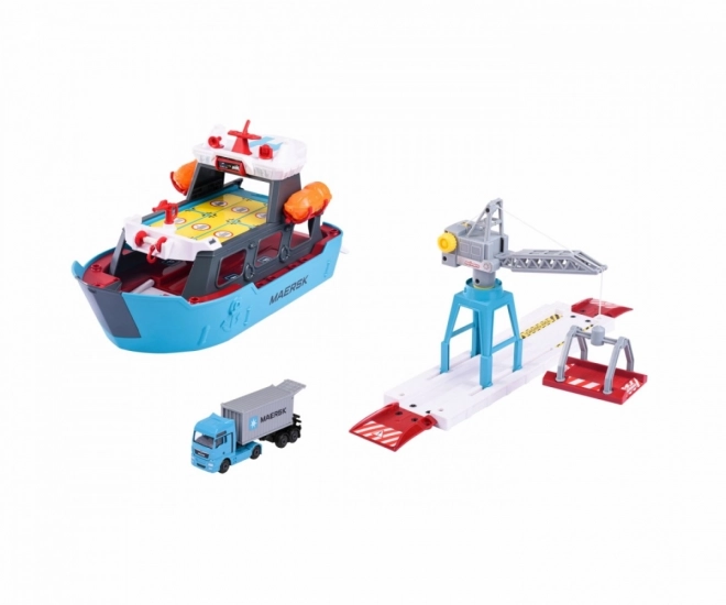 Majorette Maersk készlet és 1 jármű