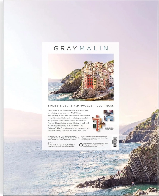 Galison puzzle Gray Malin: Cinque Terre 1000 darabos