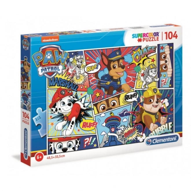 Paw Patrol 104 darabos puzzle gyerekeknek