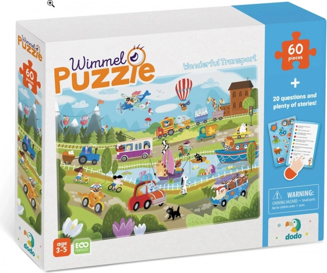 DODO vidéki közlekedés puzzle 60 darabos