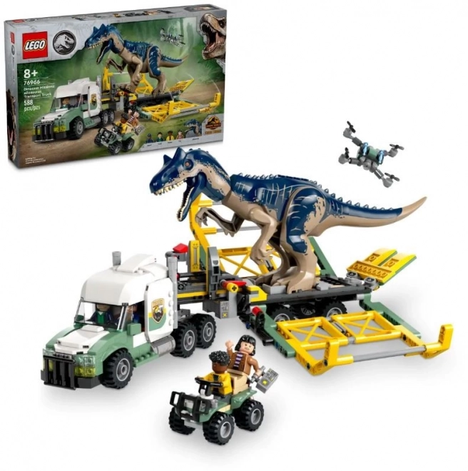 Lego Jurassic World alloszaurusz szállítójármű