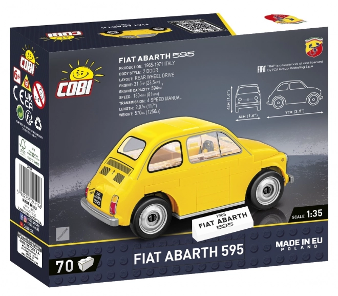 Fiat Abarth 595 építőkészlet