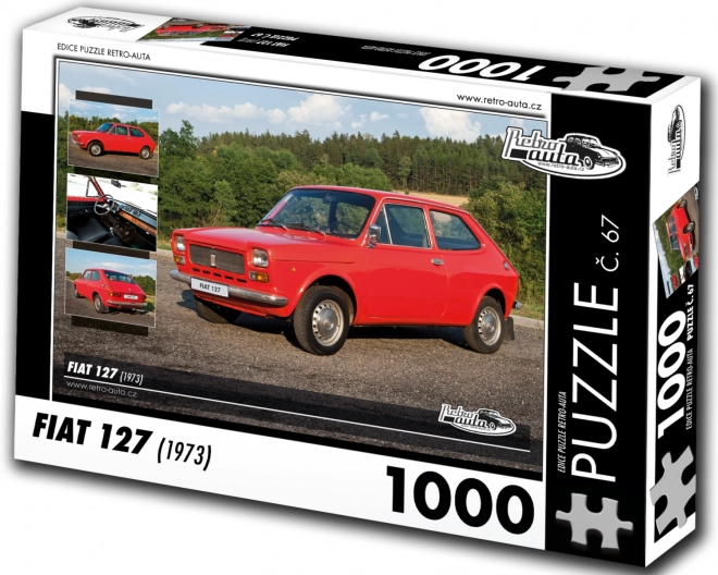 Retro-auta puzzle Fiat 127 (1973) 1000 darabos