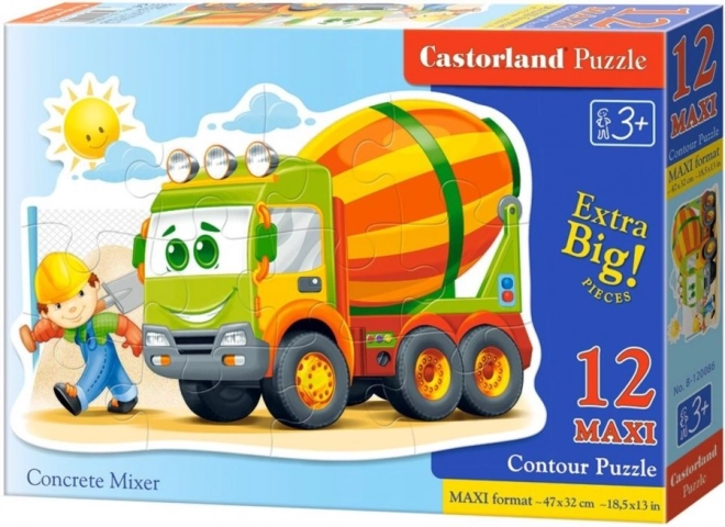 Castorland maxi betonkeverő puzzle