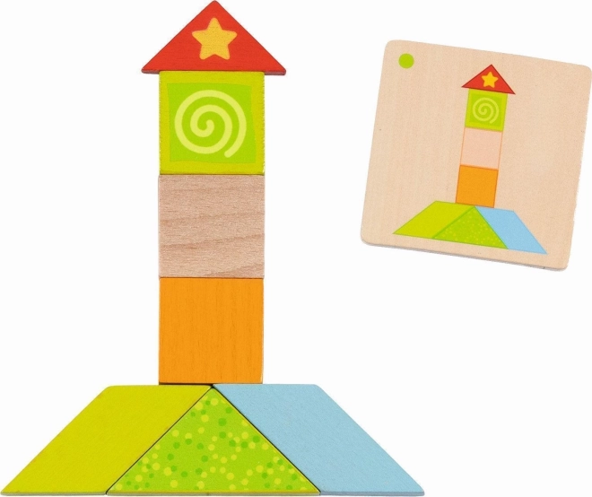 Goki Színes Tangram