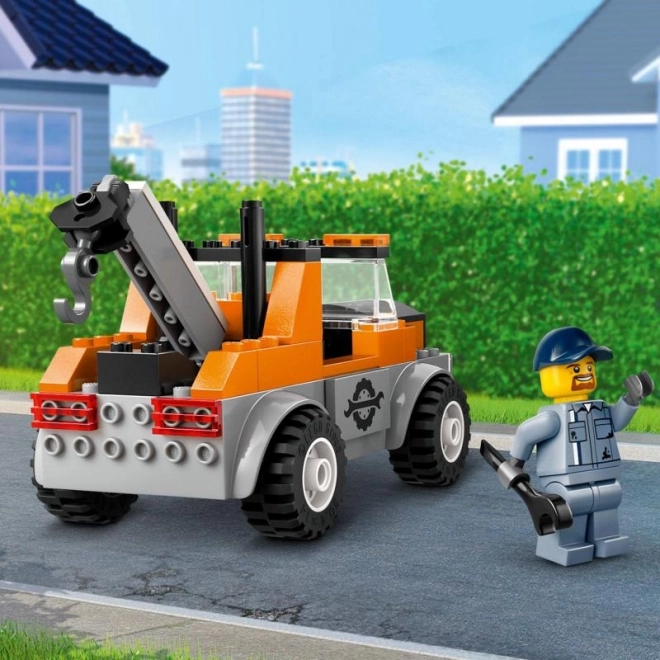 Lego City Autómentő és Sportautó Javító Szett