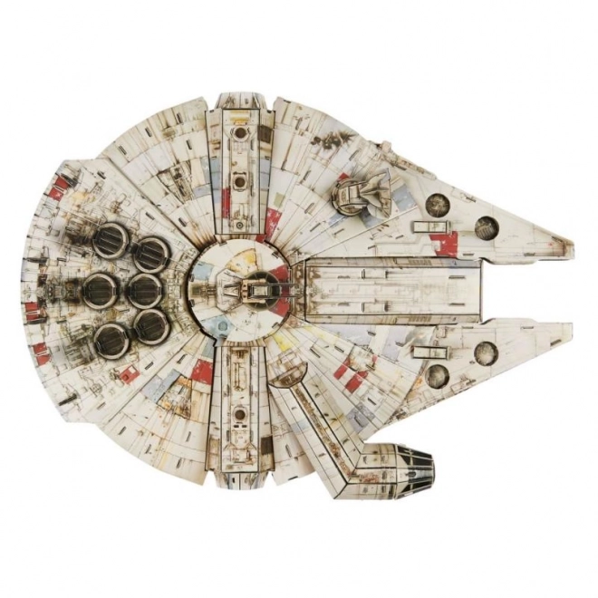 Millennium Falcon 4D puzzle