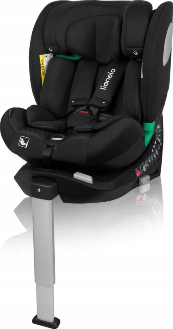 Lionelo gyermek autósülés Braam Air i-Size 40-150 cm fekete
