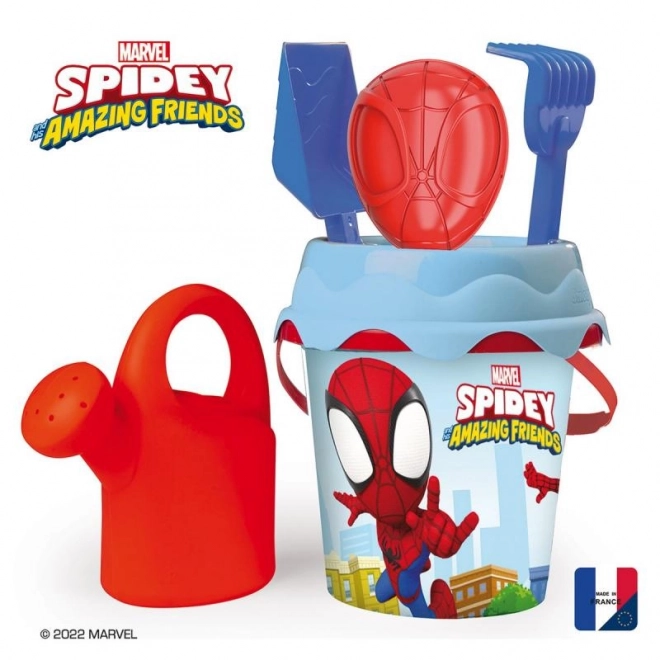 Spidey homokozószett közepes méretben