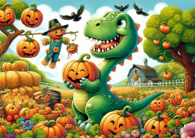 Aranyos Dinoszaurusz Puzzle 50 darab