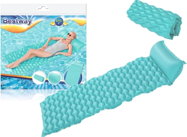 Bestway felfújható strandmatrac 213 × 86 cm – Türkiz
