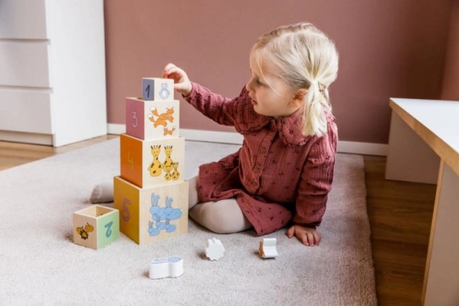 Hauck fa stoható torony játék