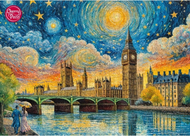 Cherry Pazzi kirakós puzzle impresszionista ég London felett