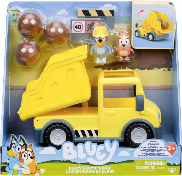 Bluey Szett Billenős Autóval és 2 Figurával