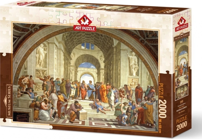 Múzeum sorozat: Az athéni iskola 2000 darabos puzzle