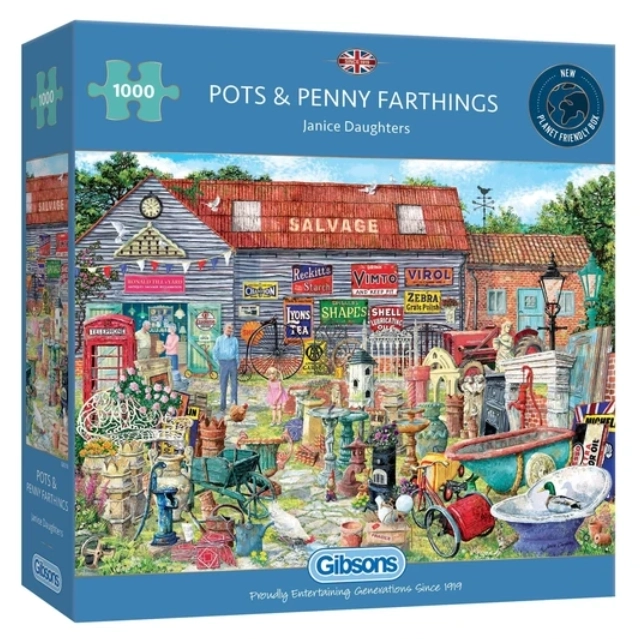 Puzzles - Kincsek a udvarban, 1000 darabos