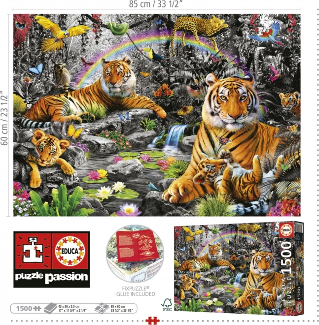 Educa dzsungel puzzle 1500 darabos