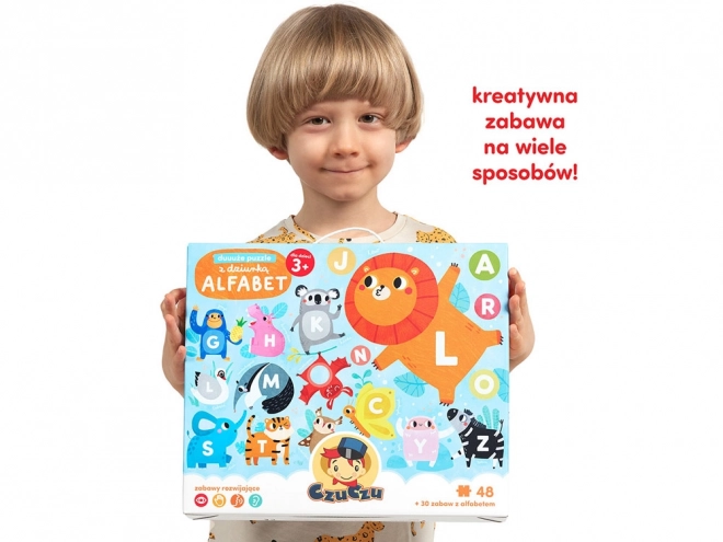 CzuCzu nagy puzzle lyukkal Ábécé