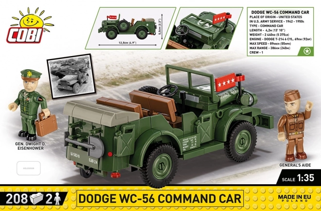 Dodge WC-56 parancsnoki autó építőkészlet