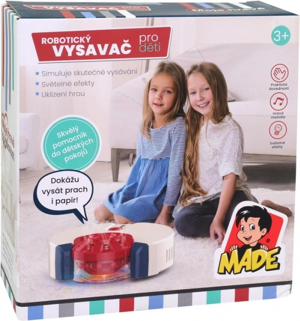 Robotikus gyerek porszívó fényekkel és hangokkal
