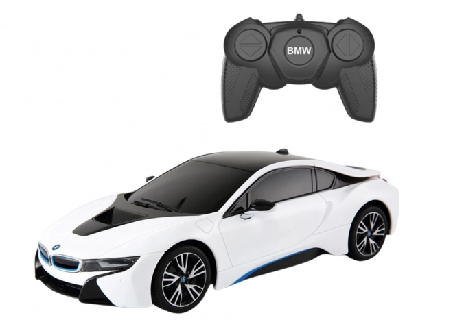 Rastar BMW i8 fehér távirányítós autó 1:18 méretarányban