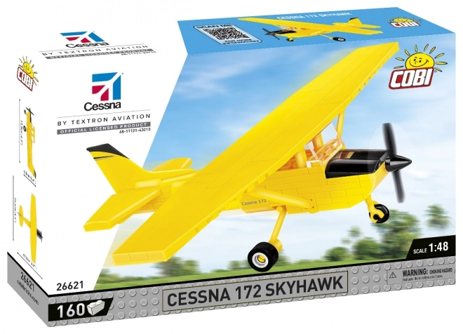 Cessna 172 Skyhawk építőkészlet sárga