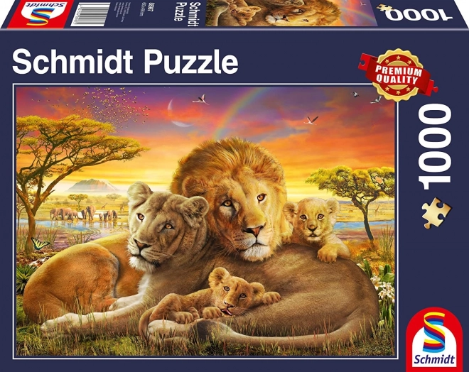 Schmidt oroszlános puzzle, 1000 darabos