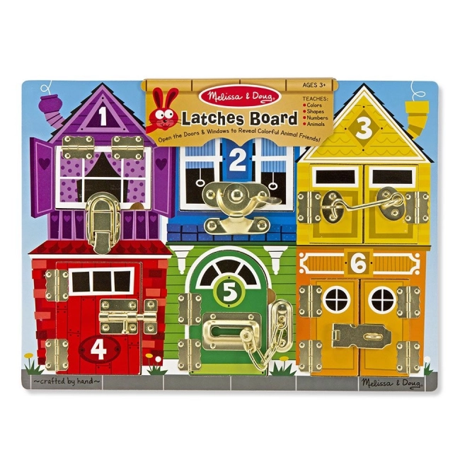 zárak és reteszek tábla Melissa and Doug