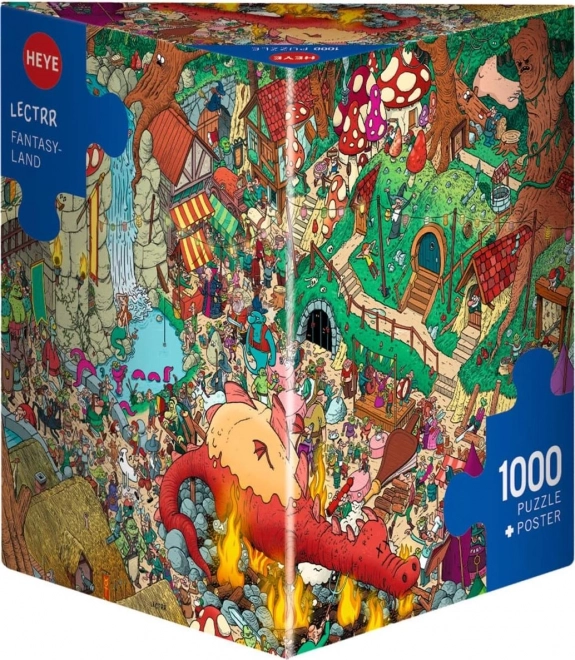 Heye puzzle fantáziaföld 1000 darabos