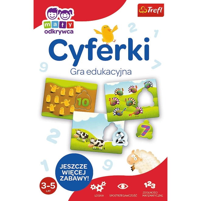 Oktatójáték Számok a Kis Felfedező Trefl sorozatból