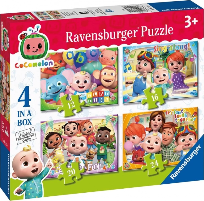 Ravensburger Cocomelon 4 az 1-ben puzzle készlet