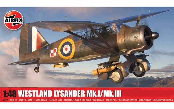 Műanyag Westland Lysander Mk.I/Mk.III modell 1/48
