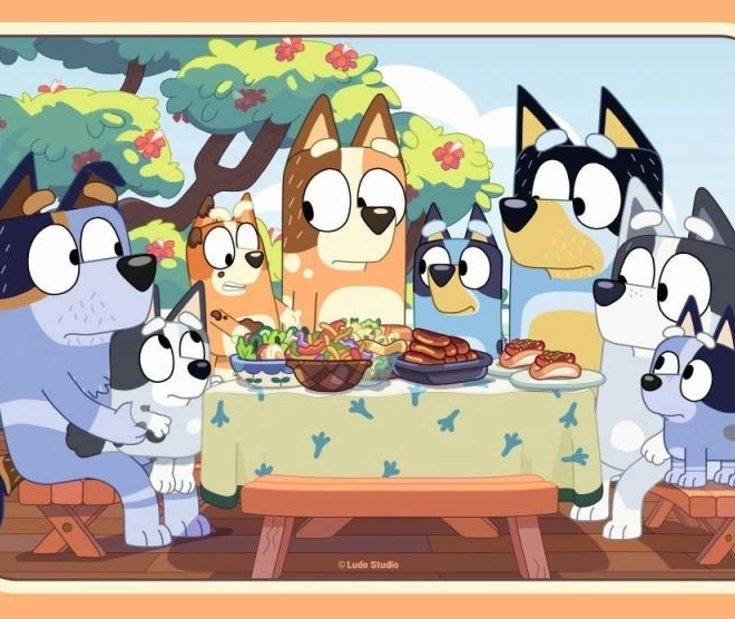 Bluey puzzle 2x24 darabos