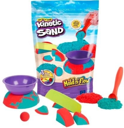 Kinetic Sand - Színes kinetikus homok kiegészítőkkel