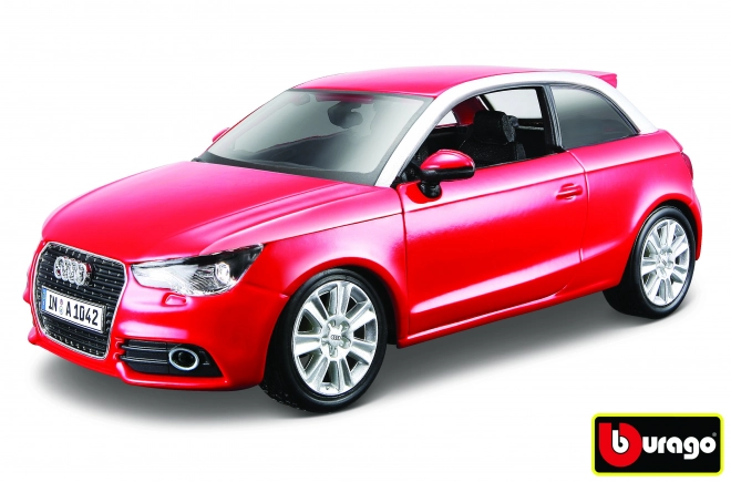 Bburago Audi A1 piros 1:24