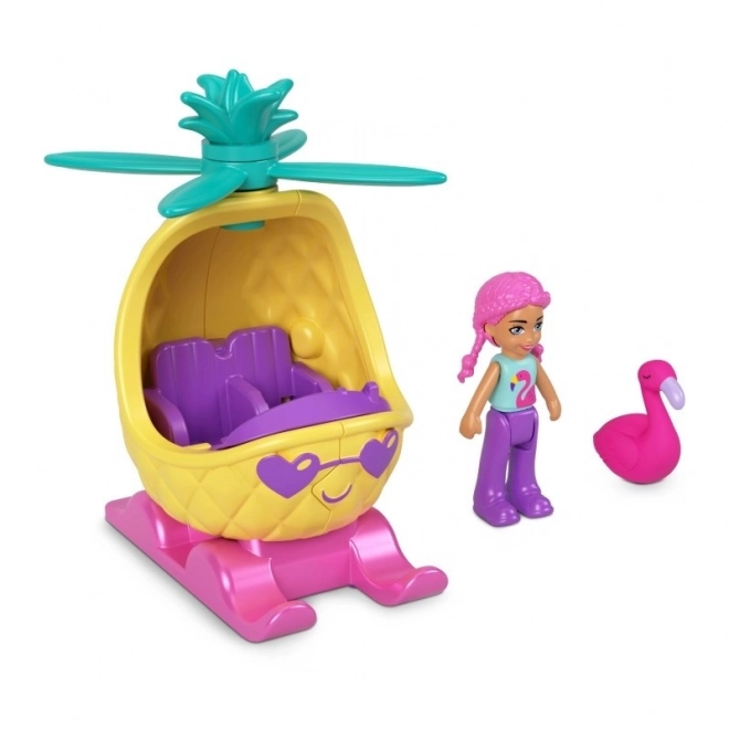 Polly Pocket Pollyville ananász helikopter