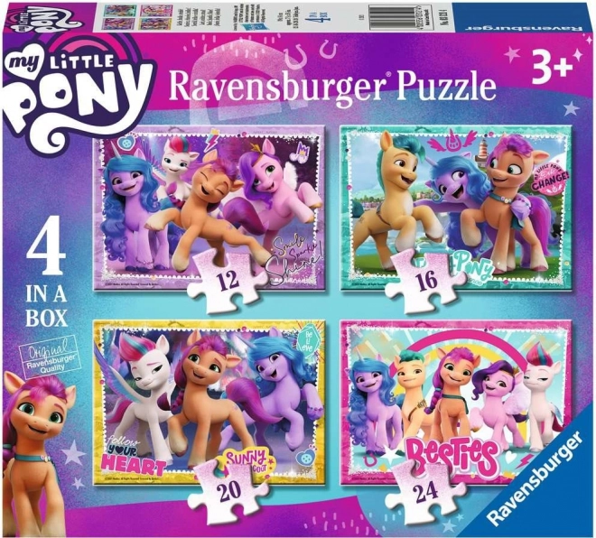 Ravensburger Puzzle My Little Pony 4 az 1-ben készlet