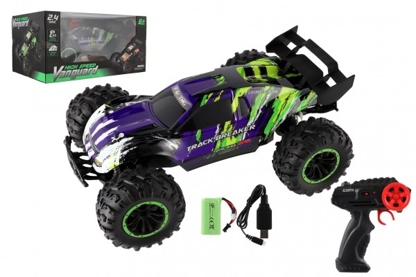 Rc távirányítós autó buggy 2,4GHz 40cm fialaszínű