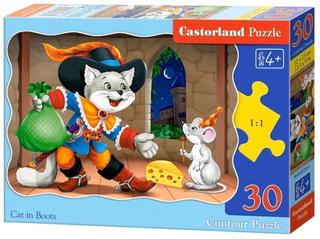 Macska Csizmában 30 Darabos Puzzle