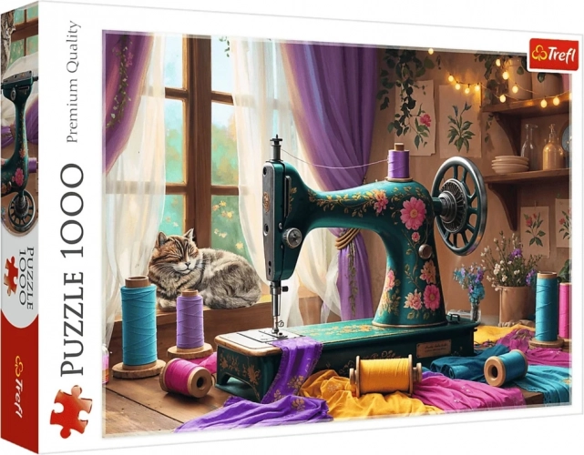 Trefl 1000 darabos puzzle – az én szabászati műhelyem