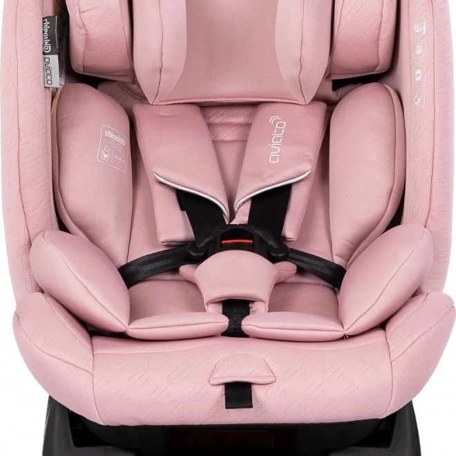 Chipolino Aviato i-Size 40-150cm autósülés Rózsaszín Marshmallow