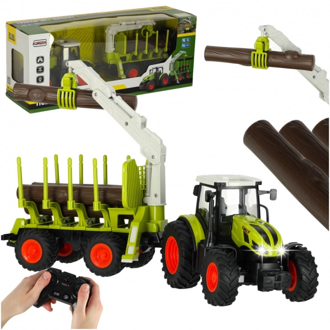 RC traktor székkel