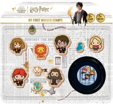 Első bélyegzőim HARRY POTTER fa készlet 9+1 párnával