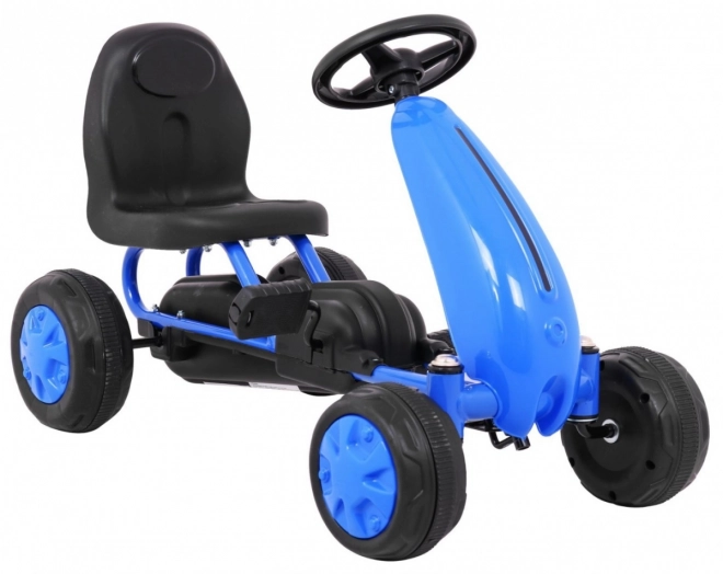 Első pedálos gokart kicsiknek kék