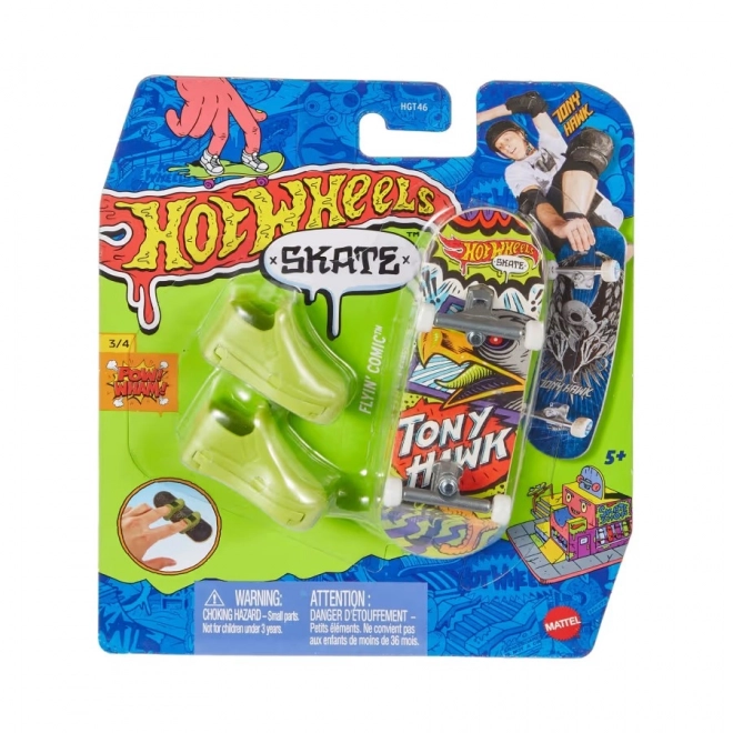Hot Wheels Tony Hawk ujj deszka gördeszka cipőkkel