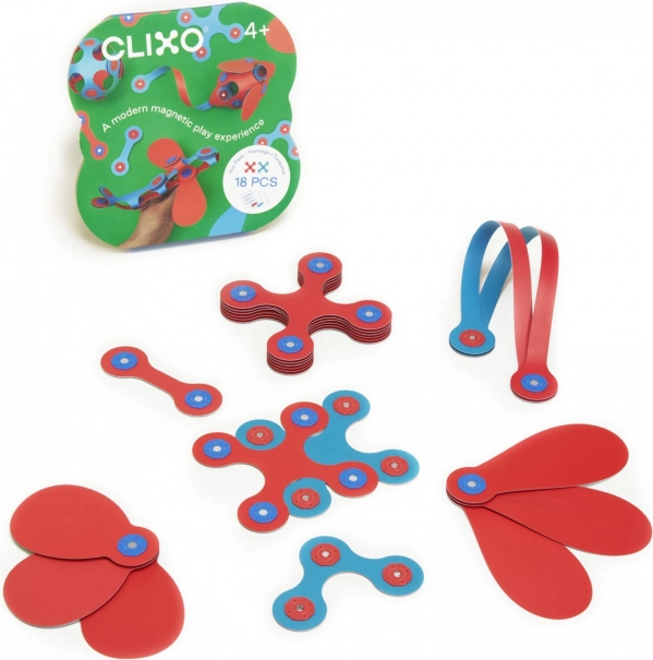 Magnetikus építőjáték Itsy Flamingo és Türkiz