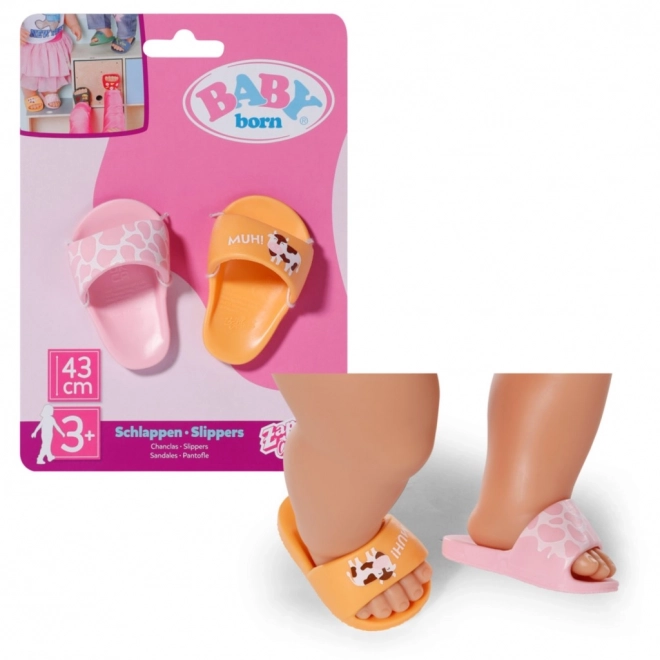 Színes babapapucsok BABY born babáknak