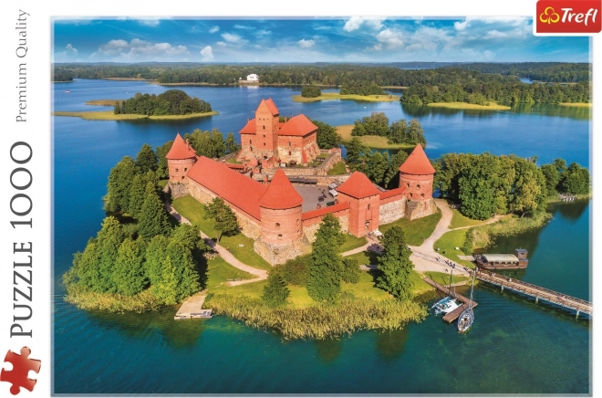 Trefl puzzle Trakai vár, Litvánia 1000 darabos