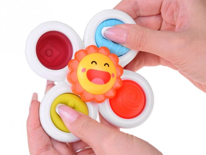 Színes tapadókorongos fidget spinner készlet
