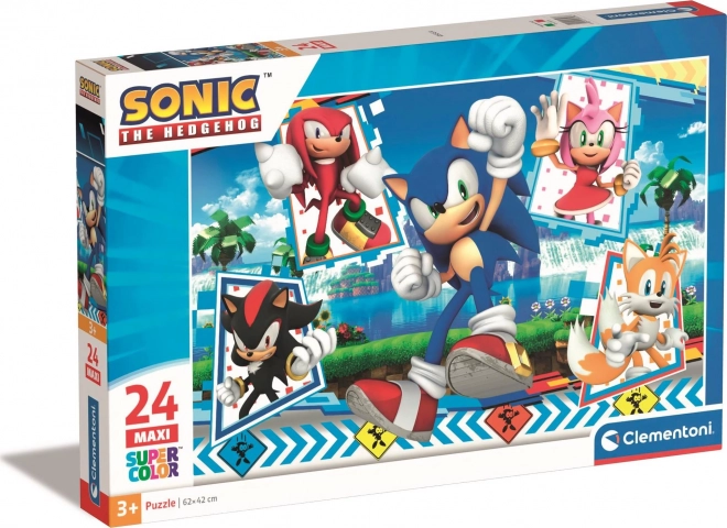 Maxi puzzle 24 darabos - Super Sonic